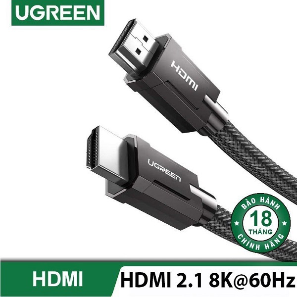 Hình ảnh : Dây Cáp HDMI 2.1 độ phân giải 8K@60Hz Ugreen 